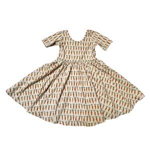Alice + Ames Carrot Print Ballet Dress Size 4T